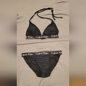 Calvin Klein Charcoal Bikini Set
